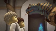 King Mambo is angry at Wu and Garmadon