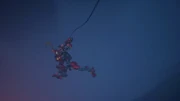 Kai barely makes it to his climber mech
