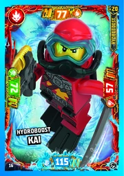  is one of many Hydroboost cards in the LEGO Ninjago Trading Card Game.