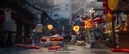 in The LEGO Ninjago Movie blooper reel