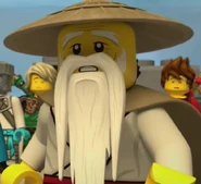 Просит Нию остаться с Ниндзя