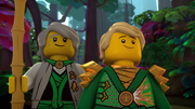 Garmadon and his son Lloyd