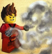 Kai using smoke blast