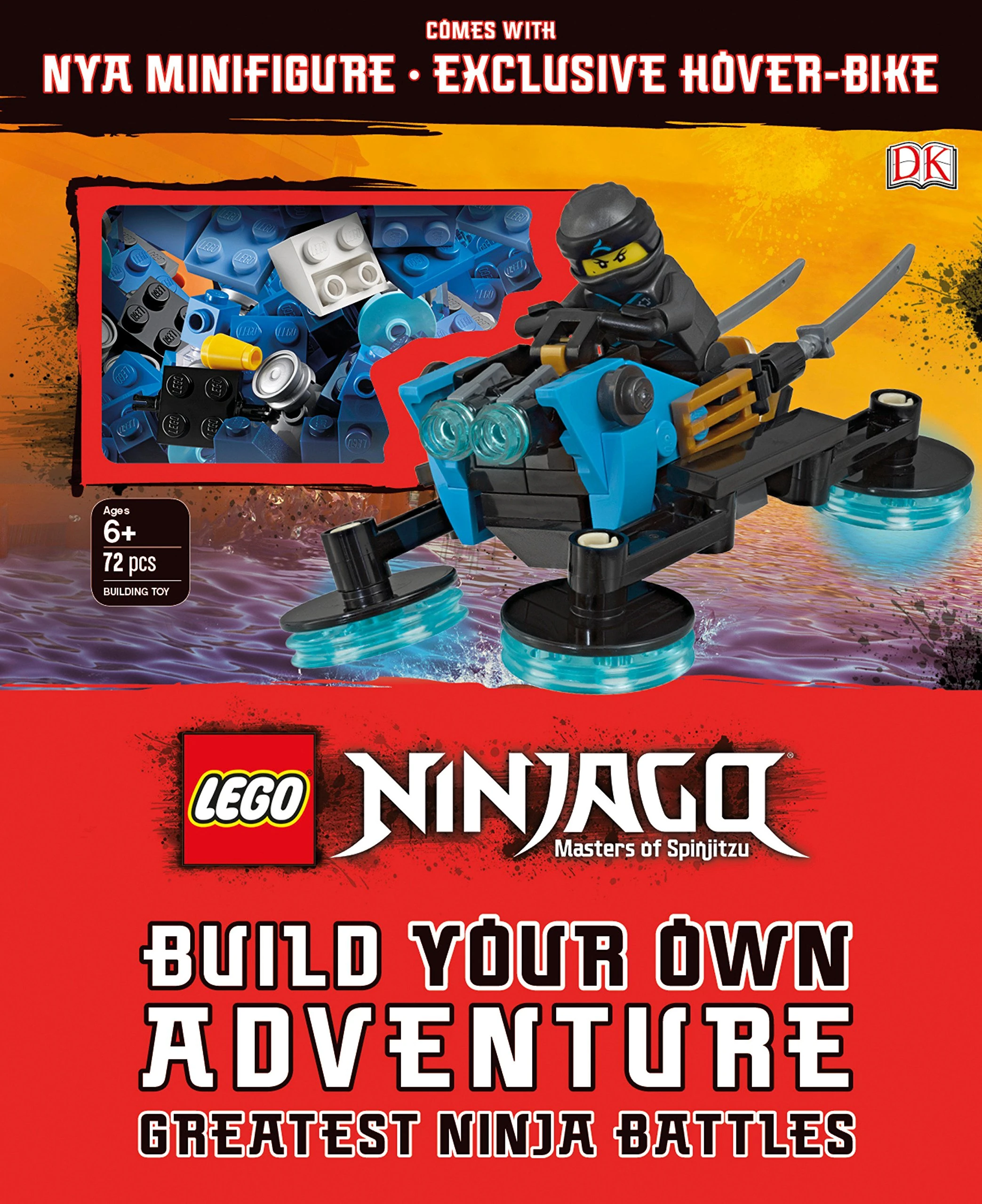 LEGO NINJAGO Nya's Powers LEGO Book with Nya LEGO Minifigure and