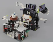 Prototype model for 2505 Garmadon's Dark Fortress
