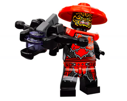 Lego 70669 Ninjago Legacy Stone warrior printed head piece only