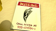 The sign about the missing Fangblade