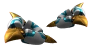 The golden shurikens (edited for transparent background)