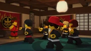 Kai teaching his students