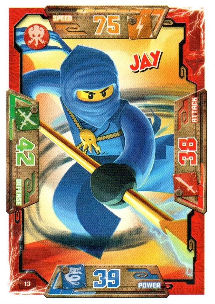 Card 13 - Jay (TCG S1) | Ninjago Wiki | Fandom