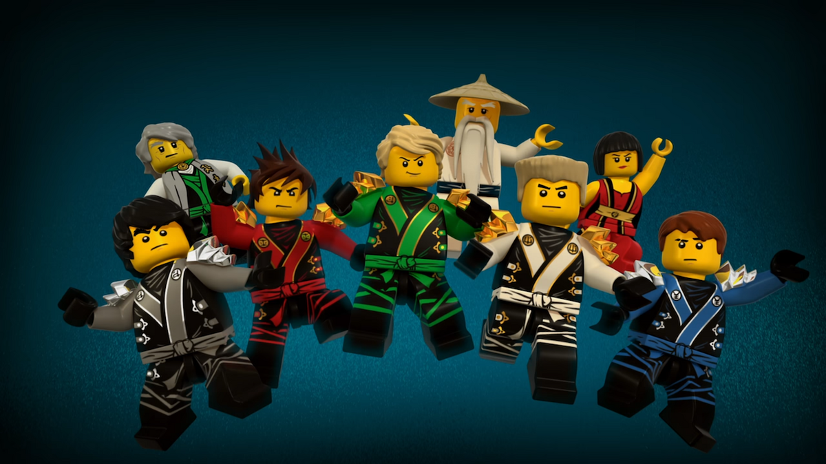 Хронология ниндзяго. LEGO Ninjago 4 сезон. Ниндзяго мастера Кружитцу 4 сезон. Лего Ниндзяго 1 сезон. Вся команда ниндзя из Ниндзяго.