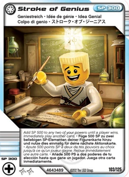 Card 103 - Stroke of Genius | Ninjago Wiki | Fandom