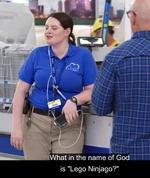 Ninjago reference in Superstore