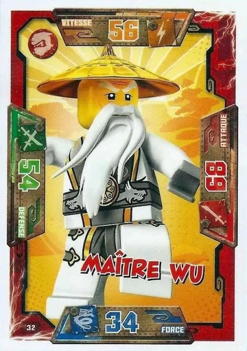 タレントカード WU Card 32 - Master Wu (TCG S1) | Ninjago Wiki | Fandom