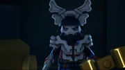 Ras wearing his new Skulkin armor