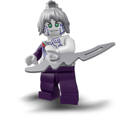 P.I.X.A.L. wielding a spike blade