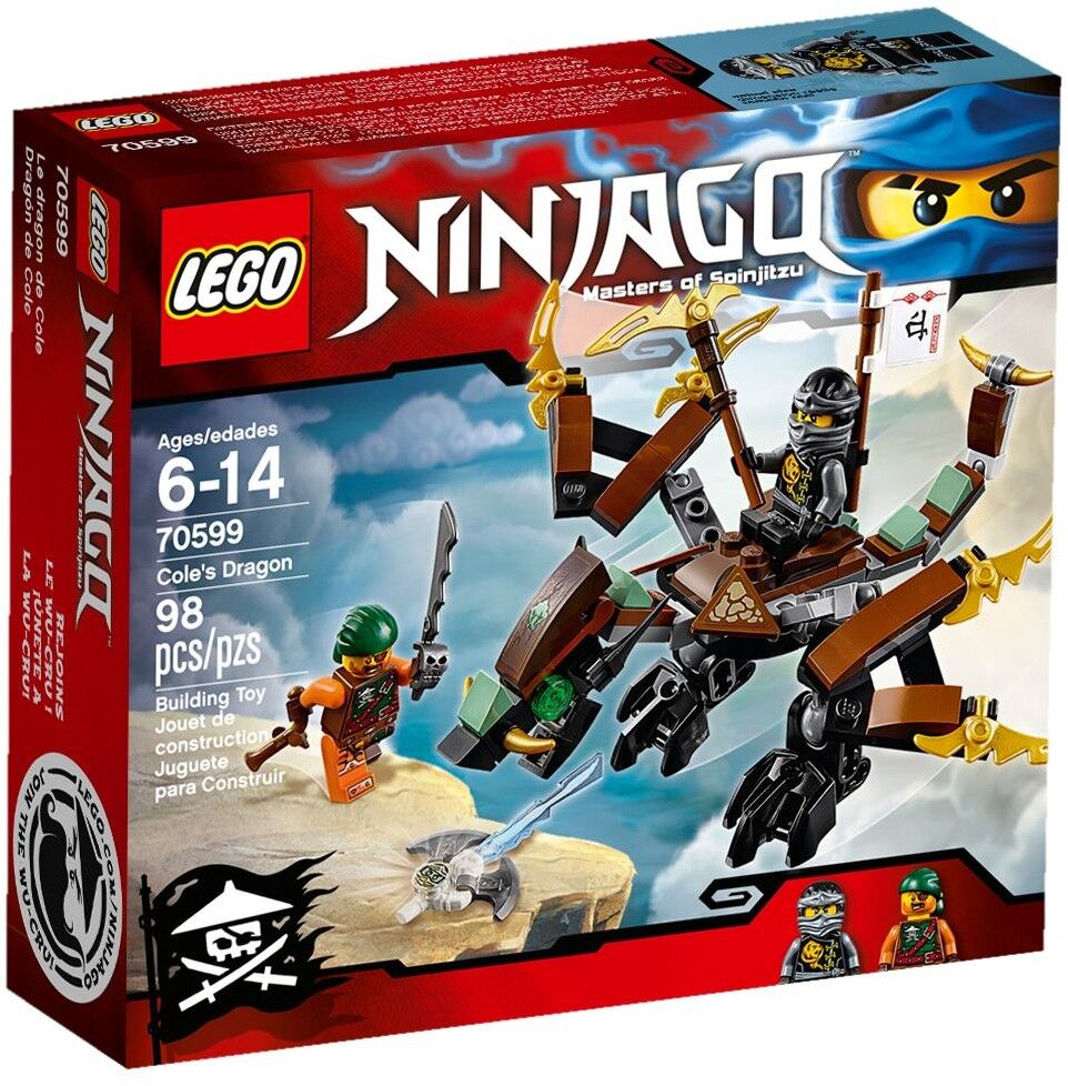 LEGO Complete Sets & Packs Lego Set/6 MINIFIG HAIR Ninjago Kai Jay Zane