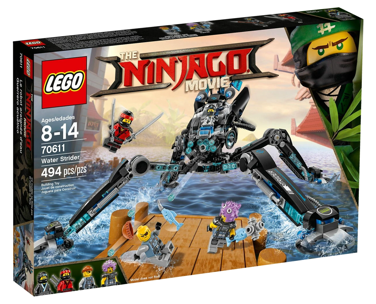 lego ninjago water mech