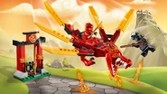 In the background of 71701 Kai's Fire Dragon box art