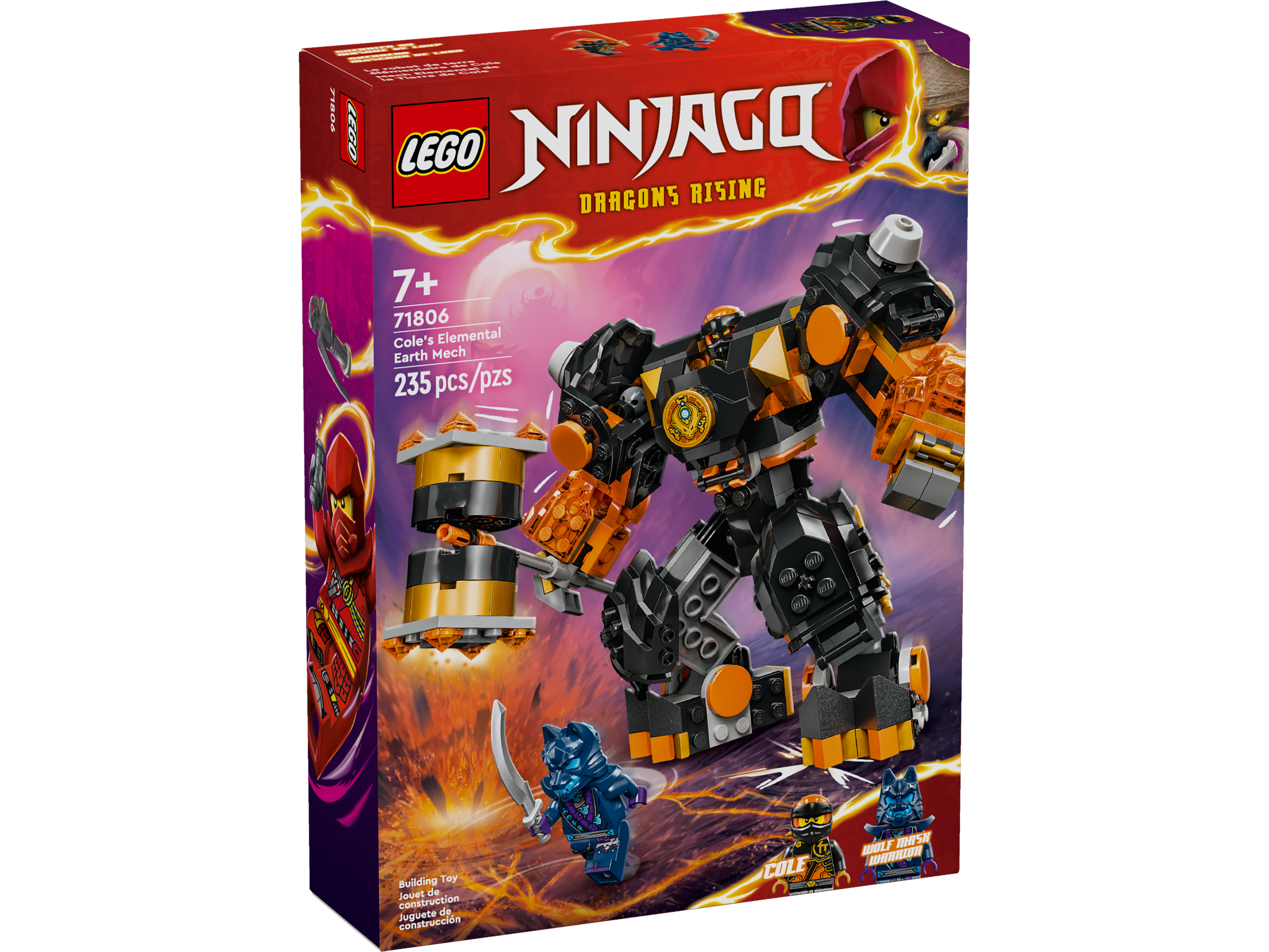 Cole's Elemental Earth Mech 71806 | NINJAGO® | Buy online at the Official  LEGO® Shop US