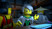 Nya, Sensei Garmadon and Wu talking to the Ninja