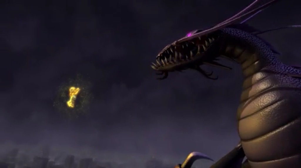 ninjago golden dragon vs overlord