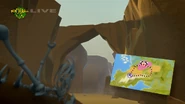 A Fangpyre skeleton in Crashcourse Canyon