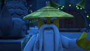 Wu's tongue is green