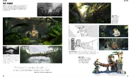 The Making of the Movie-11.jpg (677 KB) The Bridge During the course of the jungle expedition, Master Wu and the ninja encounter natural bridges formed by tree roots. There's also a long rope bridge that proves to be particularly challenging—it's a real cliffhanger moment, in fact!