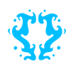 Water source dragon symbol