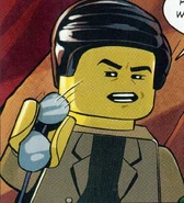 Without his sunglasses