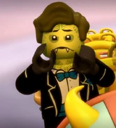 Jay infected by the venom from a Fangpyre skull's tooth.