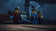 Kai holding his twin katanas on the Destiny's Bounty