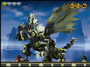 Morro's dragon at the Temple of Airjitzu