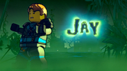 Jay in the Ninjago Season 5 opening