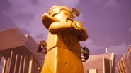 Levo's statue getting removed by the Imperium Drones after the monarchy's overthrown.