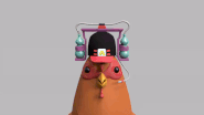 Turnaround of the chicken's 3D model