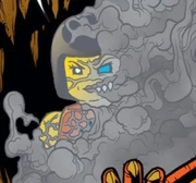 Smoke creature shapeshifting into 