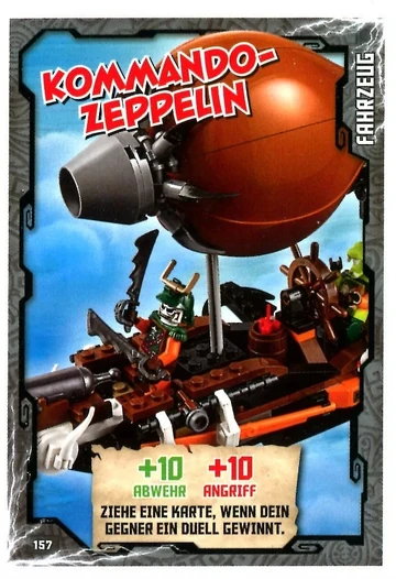 Card 157 - Raid Zeppelin (TCG S1) | Ninjago Wiki | Fandom
