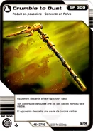 Card 74 - Crumble to Dust