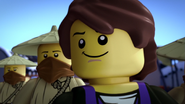 Soldier walking with Garmadon