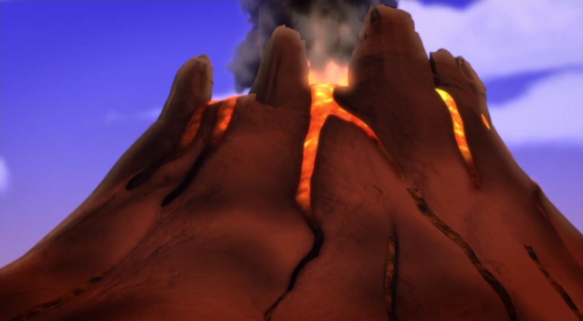 ninjago volcano