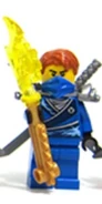 Techno Jay with one of the Techno Blades minifigure