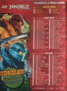 Card checklist on inner cover (front)