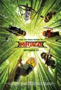 On The LEGO Ninjago Movie's poster