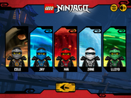 The ninja in Ninjago Possession