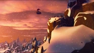 The Vermillion ship in the Glacier Barrens.