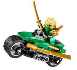 Lego ninjago lloyd's motorcycle shop
