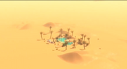 The oasis in the Desert of Doom.
