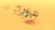 The oasis in the Desert of Doom.